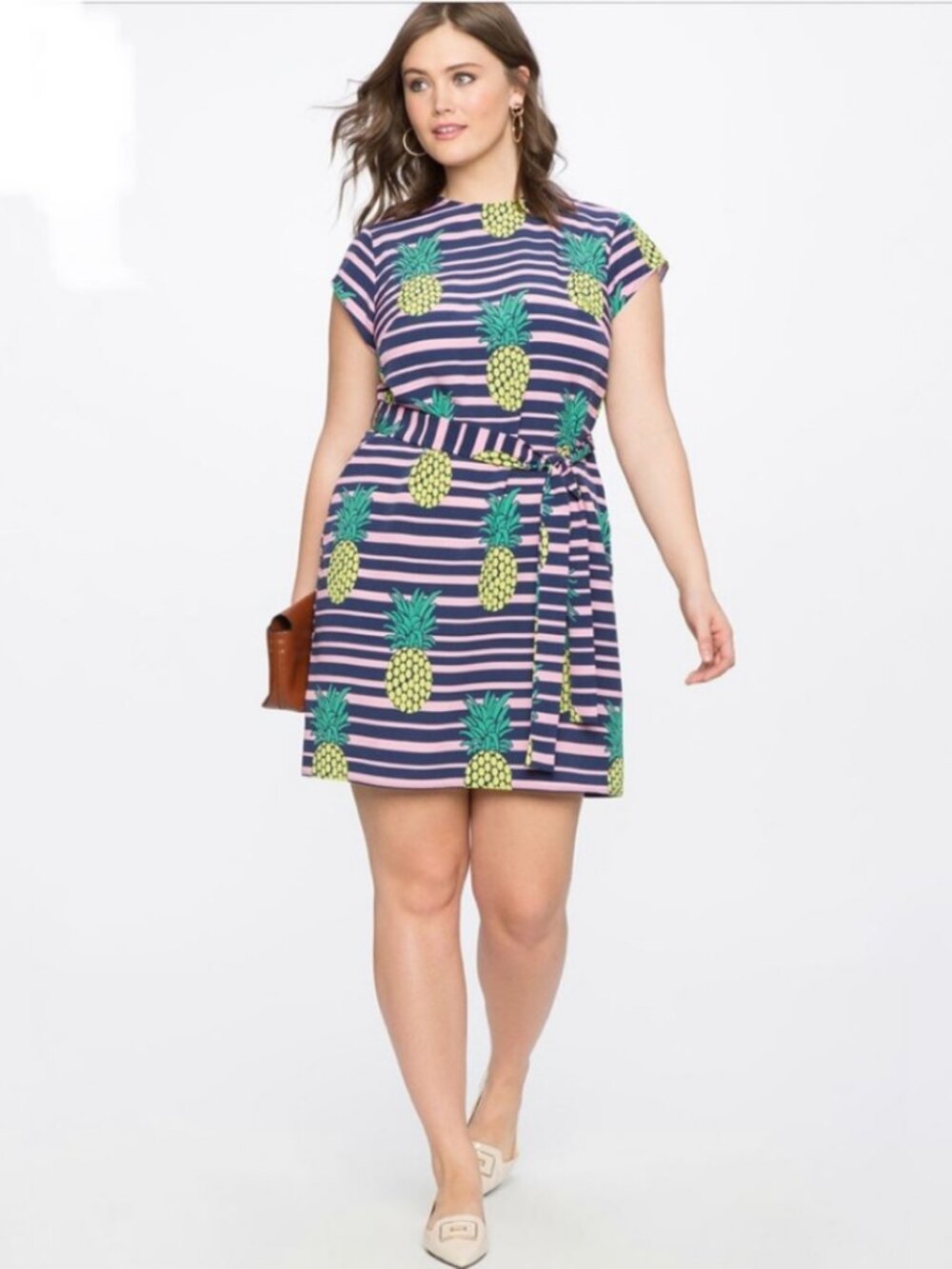 WOMENS ELOQUII PINEAPPLE DRESS IN SIZE 24